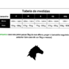 Jaqueta Masculina Tamanhos