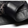 Jaqueta de couro masculina